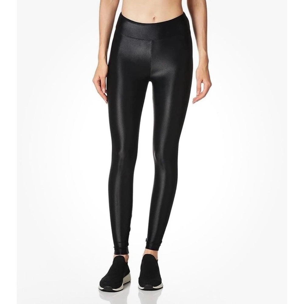 Koral - Black High Rise Lustrous Leggings